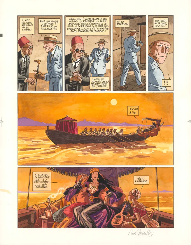 Planche couleur, Djinn, Les 30 clochettes (T.2), Ana Miralles