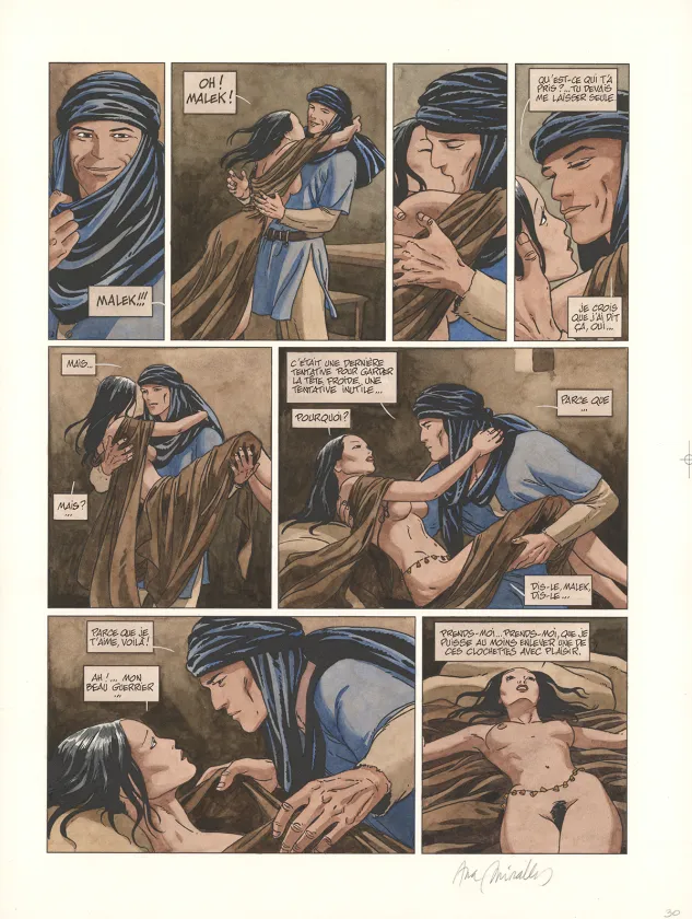 Planche couleur, Djinn, Les 30 clochettes (T.2), Ana Miralles