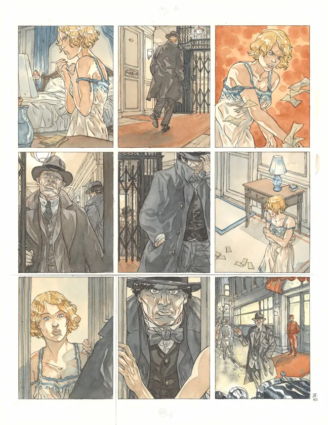 Colored original page, Notre Amérique, Les Révolutions meurent en automne (T.4),  Maël