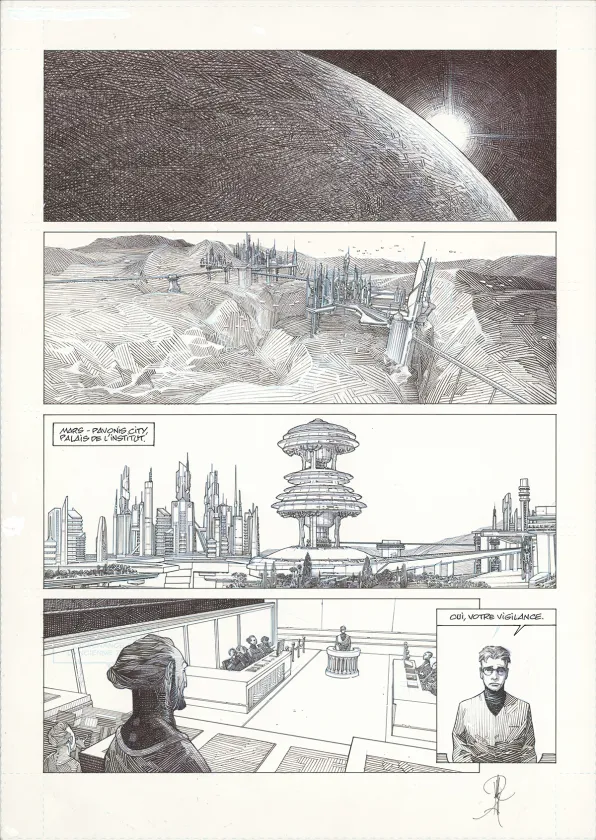 Planche noir et blanc, La Mort vivante, Alberto Varanda