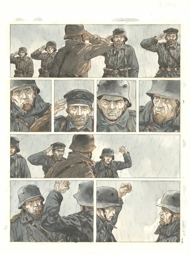 Planche couleur, Notre Amérique, Quitter l'hiver (T.1),  Maël