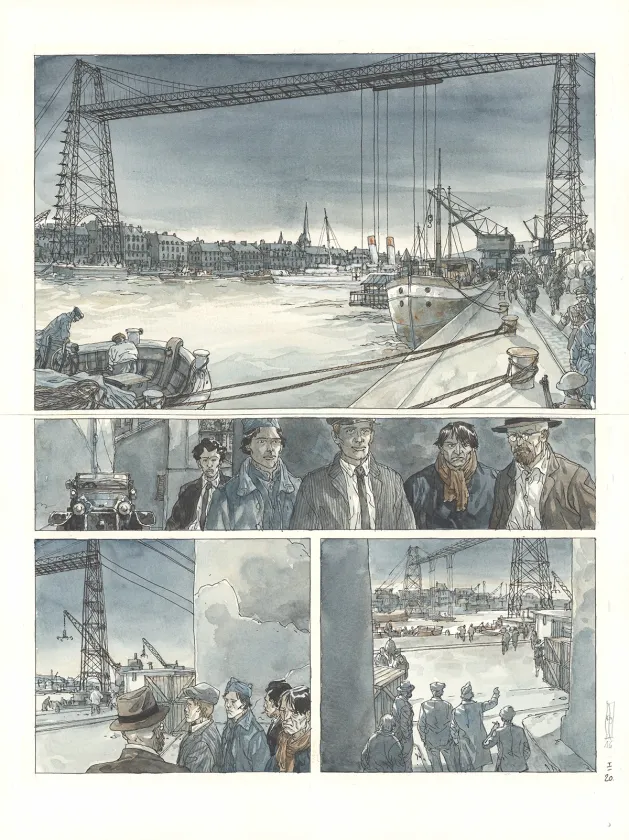 Planche couleur, Notre Amérique, Quitter l'hiver (T.1),  Maël