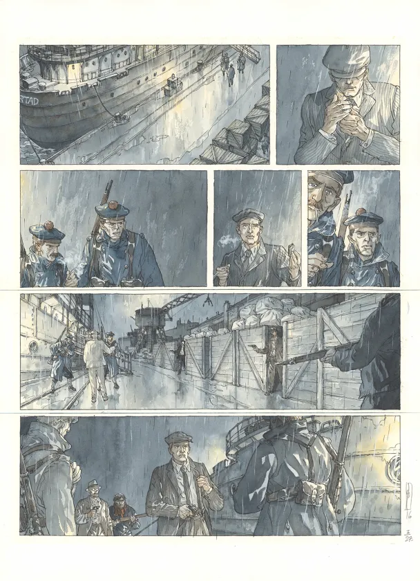Planche couleur, Notre Amérique, Quitter l'hiver (T.1),  Maël