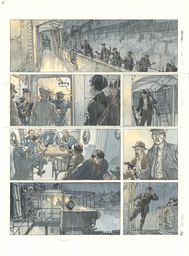 Planche couleur, Notre Amérique, Quitter l'hiver (T.1),  Maël