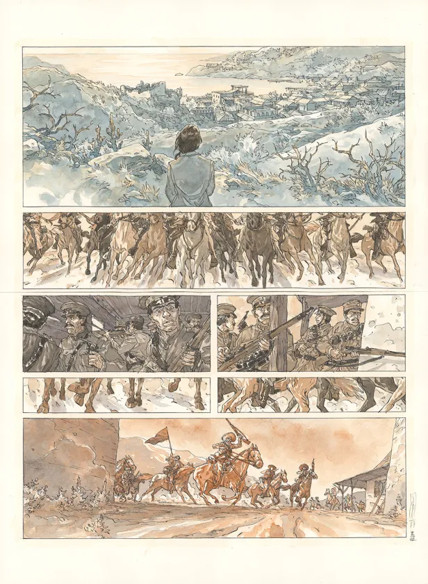 Colored original page, Notre Amérique, Un printemps mexicain (T.2),  Maël