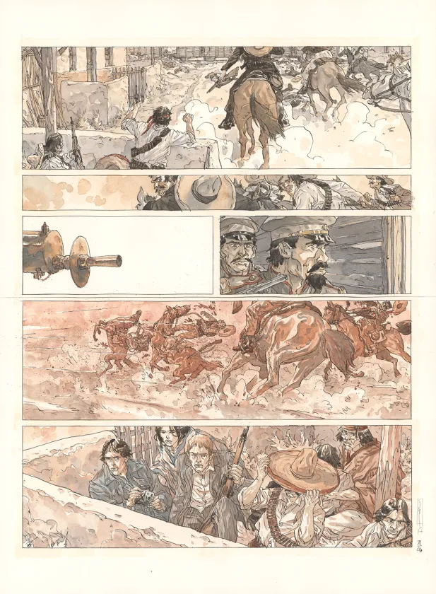 Colored original page, Notre Amérique, Un printemps mexicain (T.2),  Maël