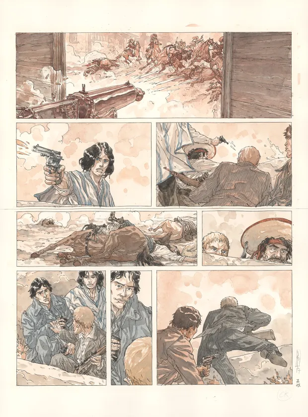 Colored original page, Notre Amérique, Un printemps mexicain (T.2),  Maël