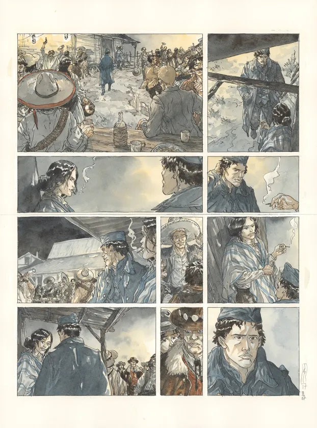 Colored original page, Notre Amérique, Un printemps mexicain (T.2),  Maël