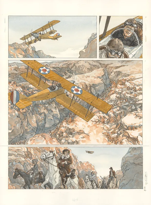 Colored original page, Notre Amérique, Un printemps mexicain (T.2),  Maël
