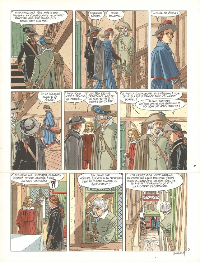 Planche couleur, Les 7 Vies de l'Épervier, ... Qu'est-ce que ce monde ? (T.13), André Juillard