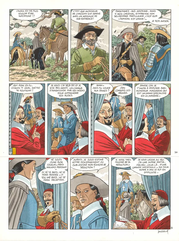 Planche couleur, Les 7 Vies de l'Épervier, ... Qu'est-ce que ce monde ? (T.13), André Juillard