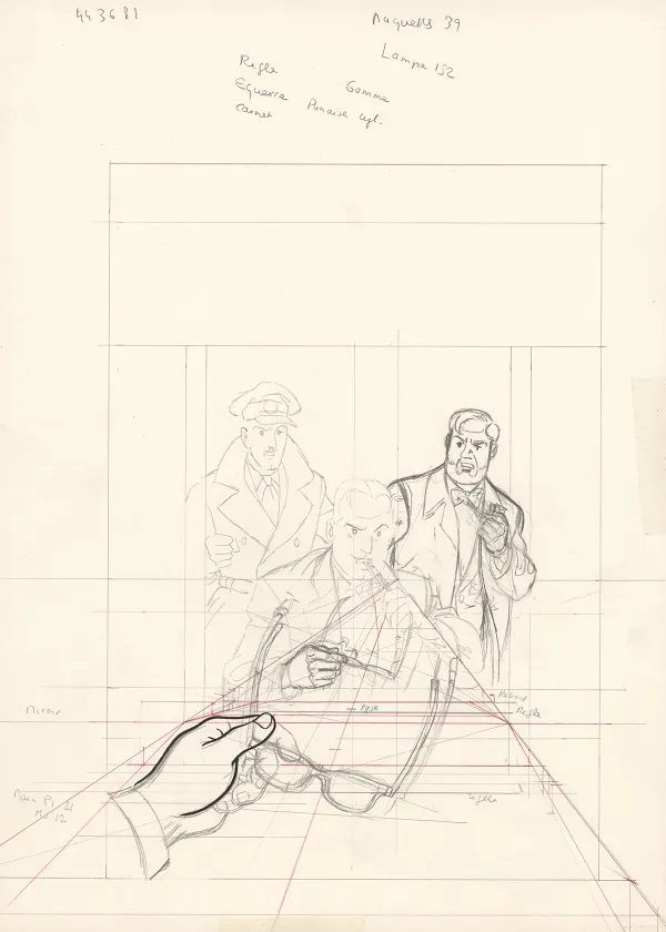 Crayonné, Blake et Mortimer, Ted Benoit