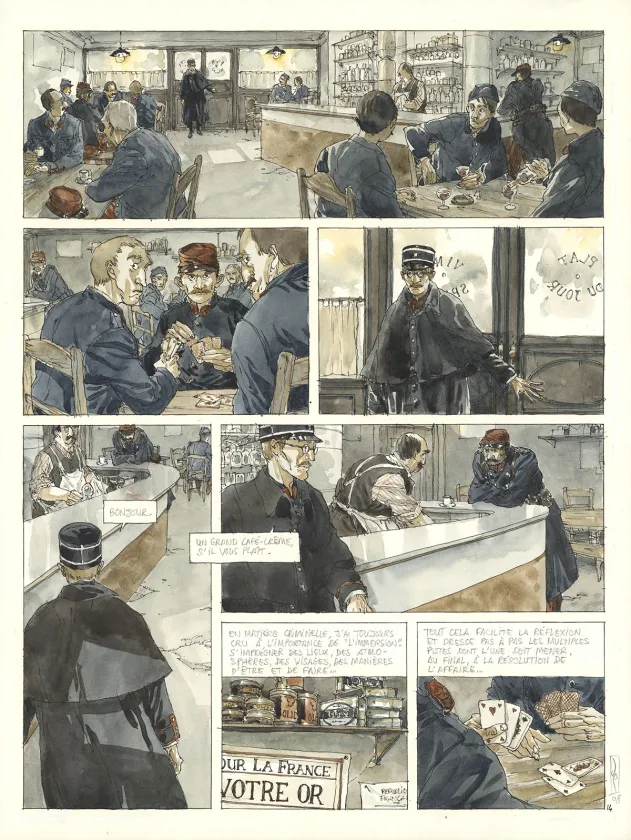 Planche couleur, Notre Mère la Guerre, Première Complainte (T.1),  Maël