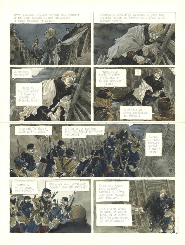 Planche couleur, Notre Mère la Guerre, Première Complainte (T.1),  Maël