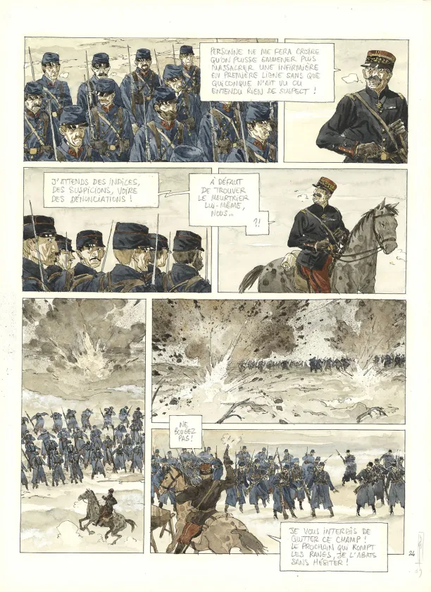 Planche couleur, Notre Mère la Guerre, Première Complainte (T.1),  Maël