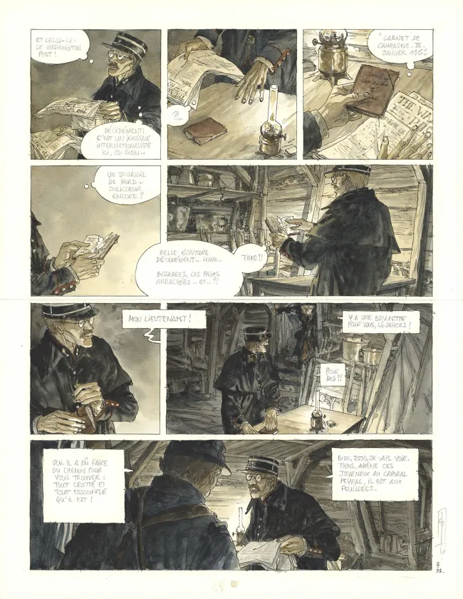 Planche couleur, Notre Mère la Guerre, Deuxième Complainte (T.2),  Maël