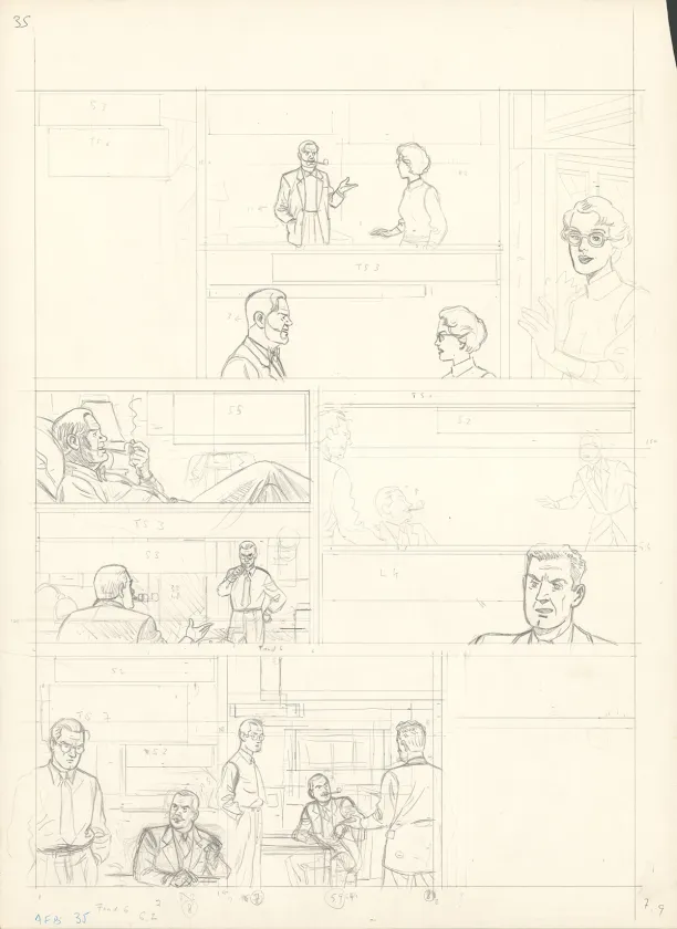 Sketch, Blake et Mortimer, L'Affaire Francis Blake (T.13), Ted Benoit