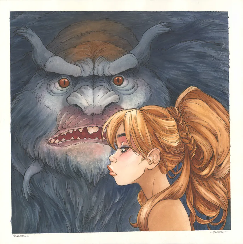 Colored illustration, Ekhö Monde miroir, Le Secret des Preshauns (T.5),  Barbucci & Lebreton