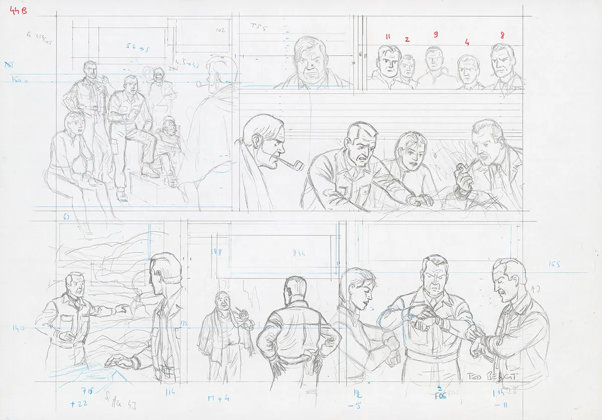 Sketch, Blake et Mortimer, L'Étrange Rendez-vous (T.15), Ted Benoit