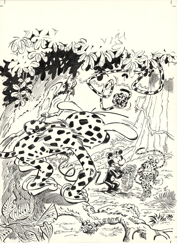 Couverture, Le Marsupilami, Biba (T.28),  Batem