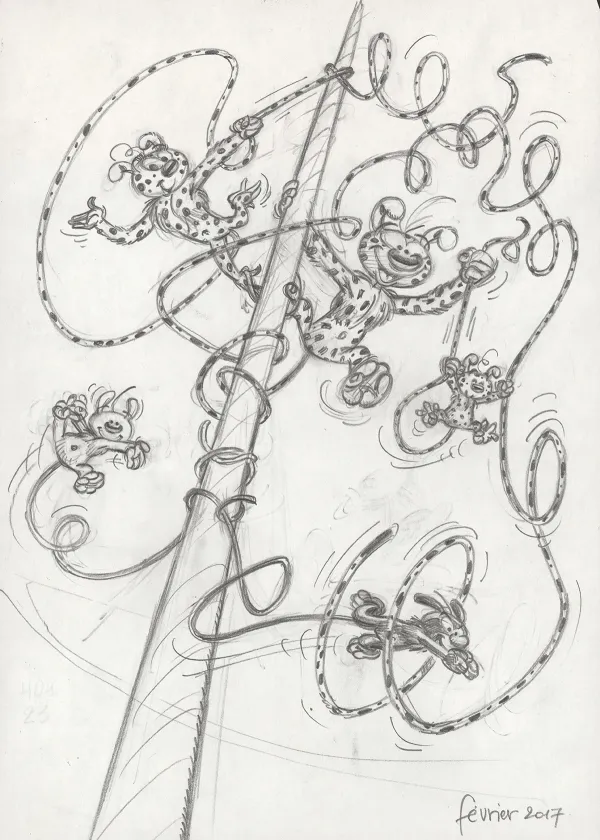 Sketch, Le Marsupilami,  Batem