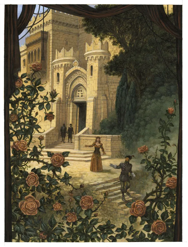 Illustration couleur, Othello, Julien Delval