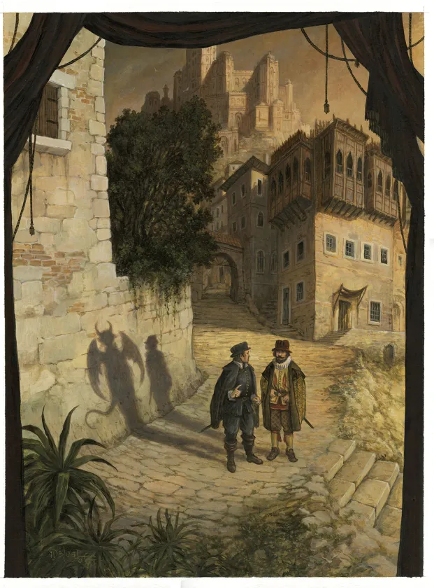 Illustration couleur, Othello, Julien Delval