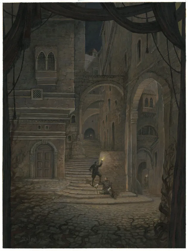 Illustration couleur, Othello, Julien Delval