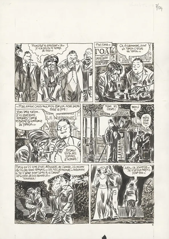Planche noir et blanc, Blotch,  Blutch