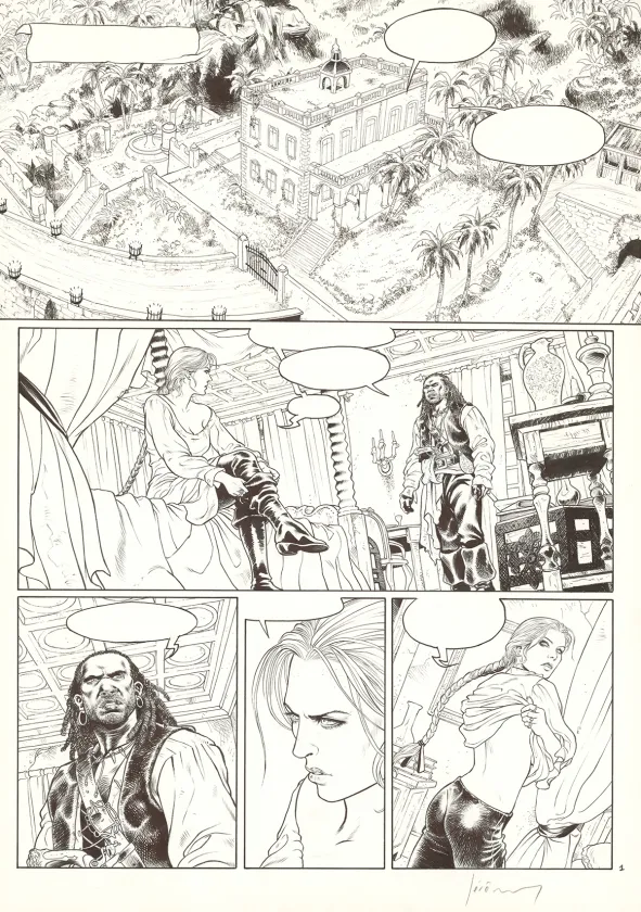 Planche noir et blanc, Barracuda,  Jérémy