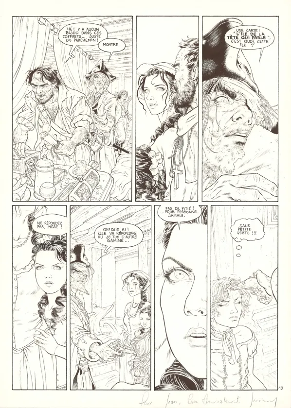 Planche noir et blanc, Barracuda,  Jérémy