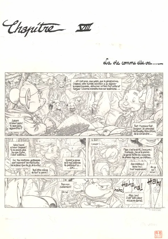 Planche noir et blanc, Le Vent dans les Sables , La Tentation du Désert (T.3), Michel Plessix