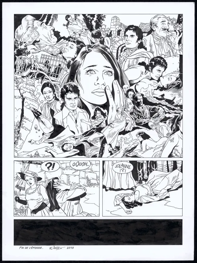 Planche noir et blanc, Rani, Sauvage (T.5), Francis Vallès