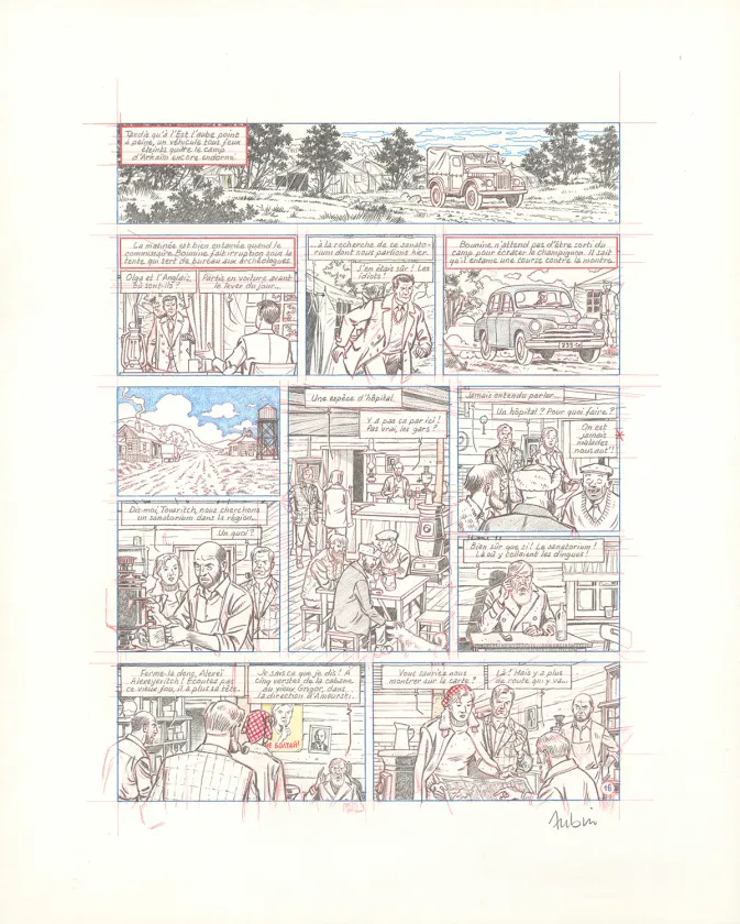 Crayonné, Blake et Mortimer, Huit heures à Berlin (T.29), Antoine Aubin