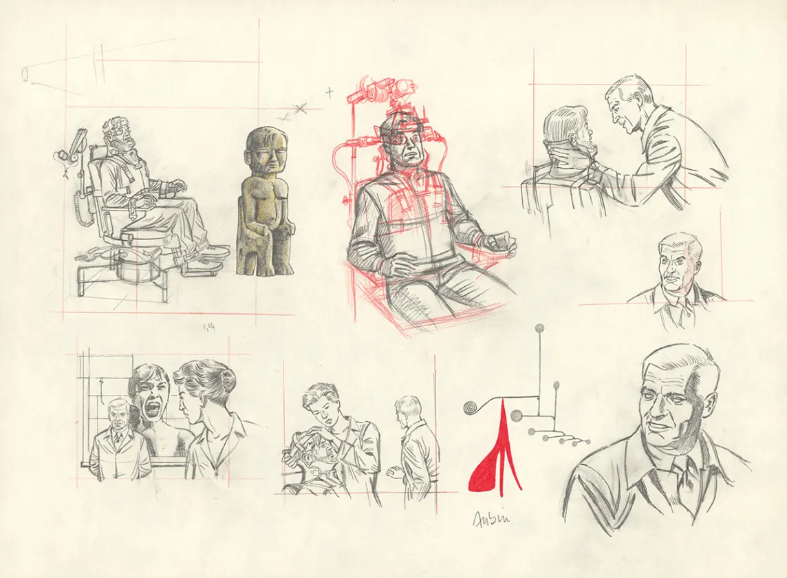 Crayonné, Blake et Mortimer, Huit heures à Berlin (T.29), Antoine Aubin