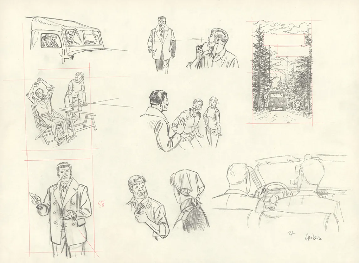 Crayonné, Blake et Mortimer, Huit heures à Berlin (T.29), Antoine Aubin