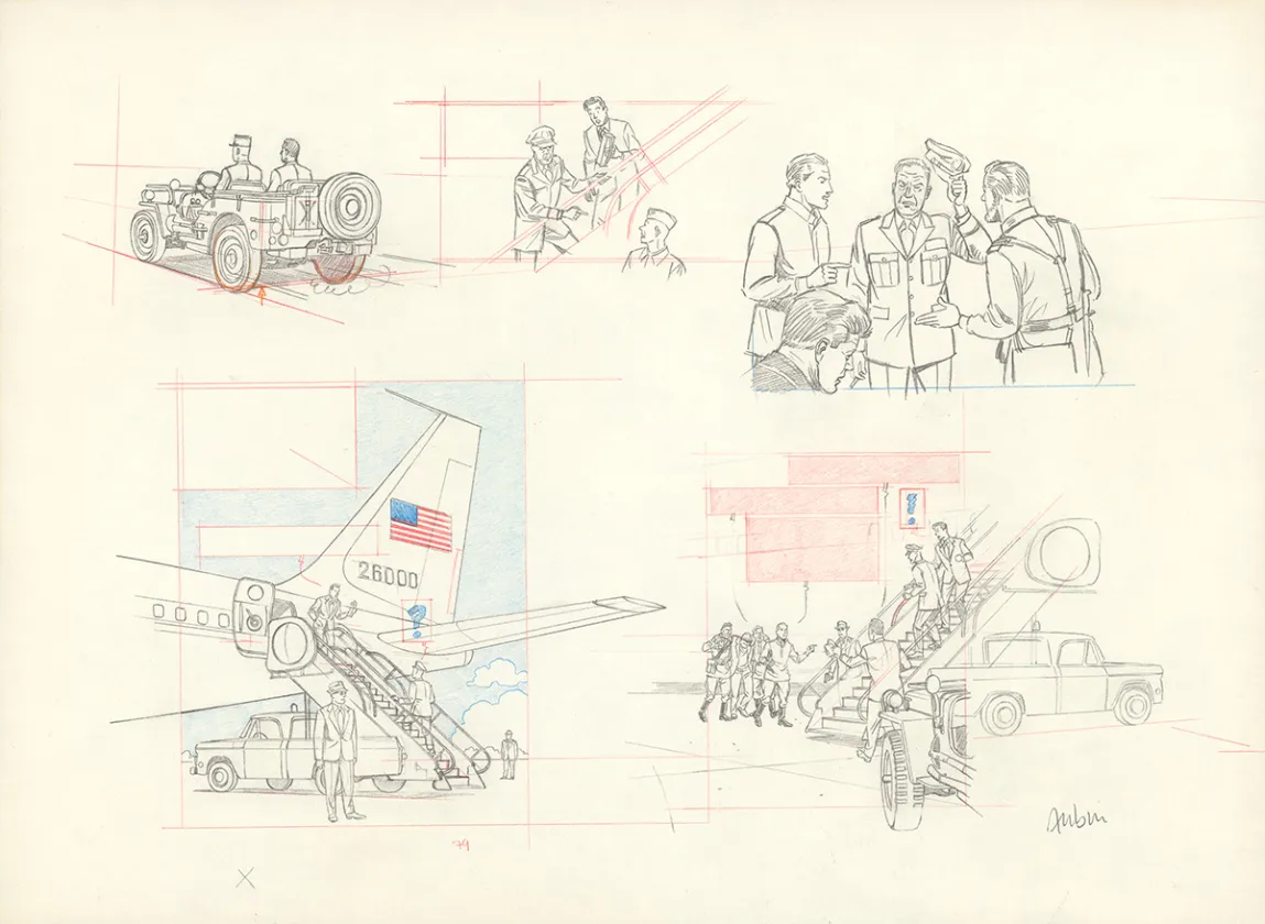 Crayonné, Blake et Mortimer, Huit heures à Berlin (T.29), Antoine Aubin