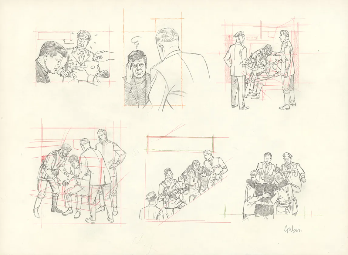 Crayonné, Blake et Mortimer, Huit heures à Berlin (T.29), Antoine Aubin