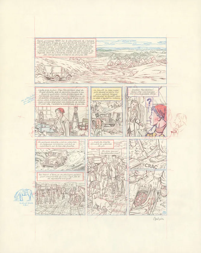Crayonné, Blake et Mortimer, Huit heures à Berlin (T.29), Antoine Aubin
