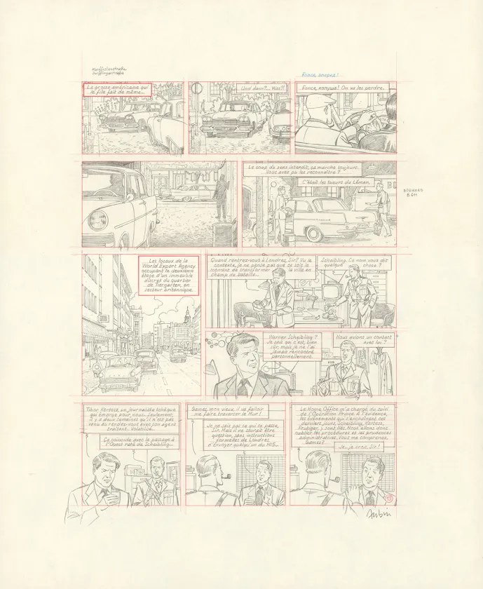 Crayonné, Blake et Mortimer, Huit heures à Berlin (T.29), Antoine Aubin