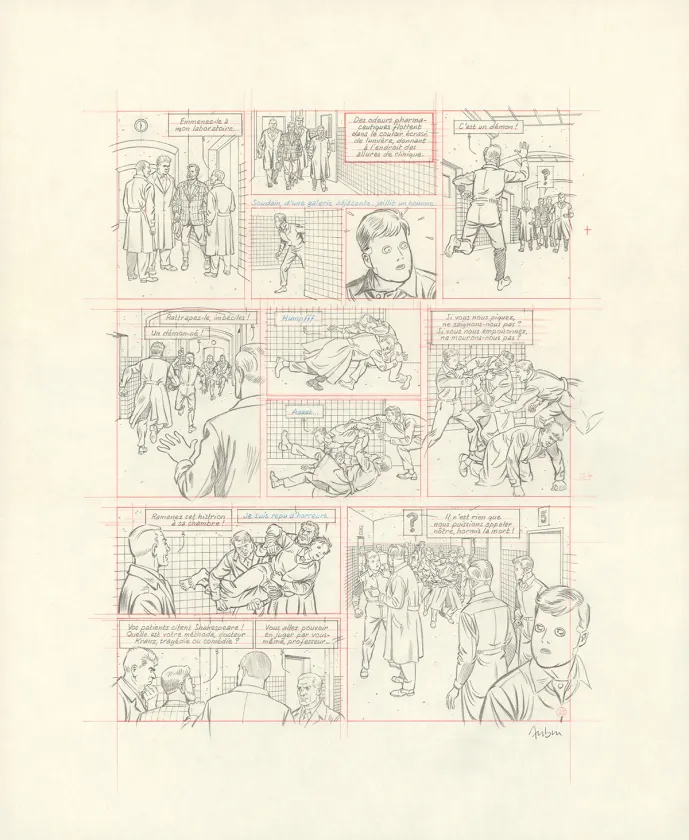 Crayonné, Blake et Mortimer, Huit heures à Berlin (T.29), Antoine Aubin
