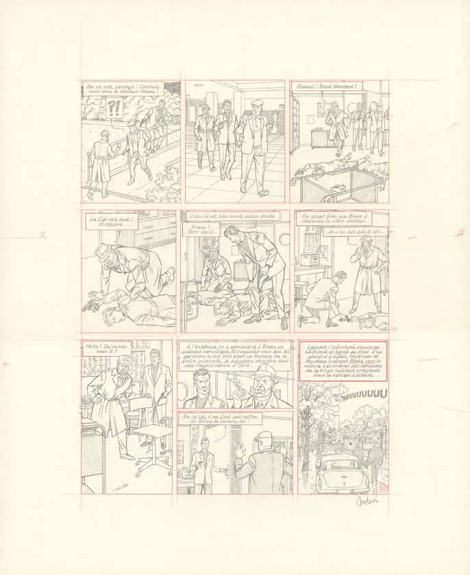 Crayonné, Blake et Mortimer, Huit heures à Berlin (T.29), Antoine Aubin