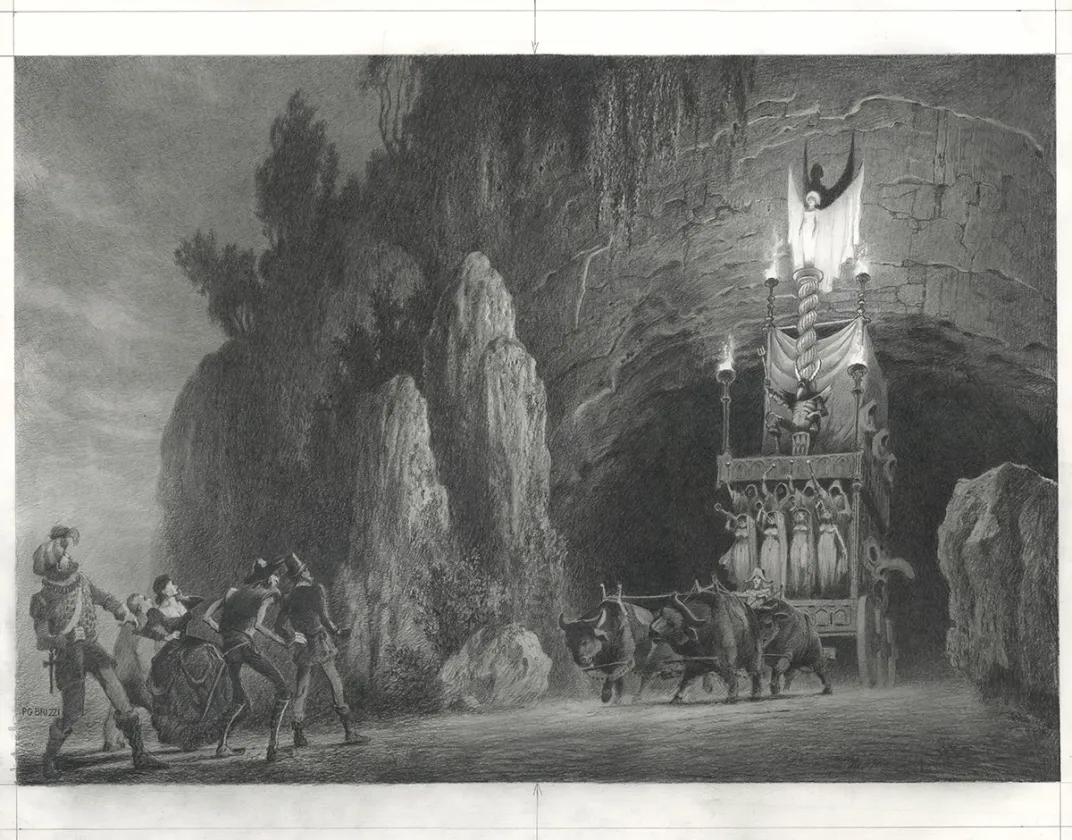 Planche noir et blanc, Don Quichotte de la Manche, Paul & Gaëtan Brizzi