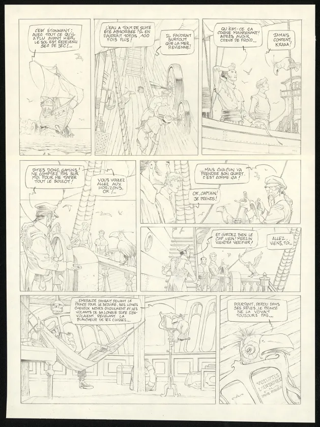 Planche noir et blanc, Sprague (T.1), Olivier Roman