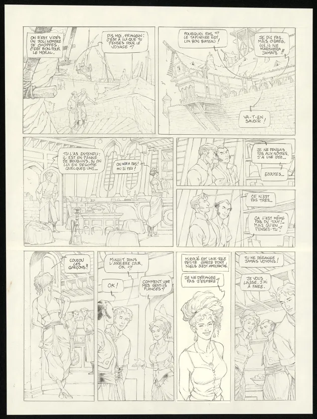Planche noir et blanc, Sprague (T.1), Olivier Roman
