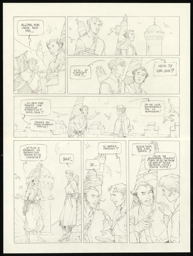 Planche noir et blanc, Sprague (T.1), Olivier Roman