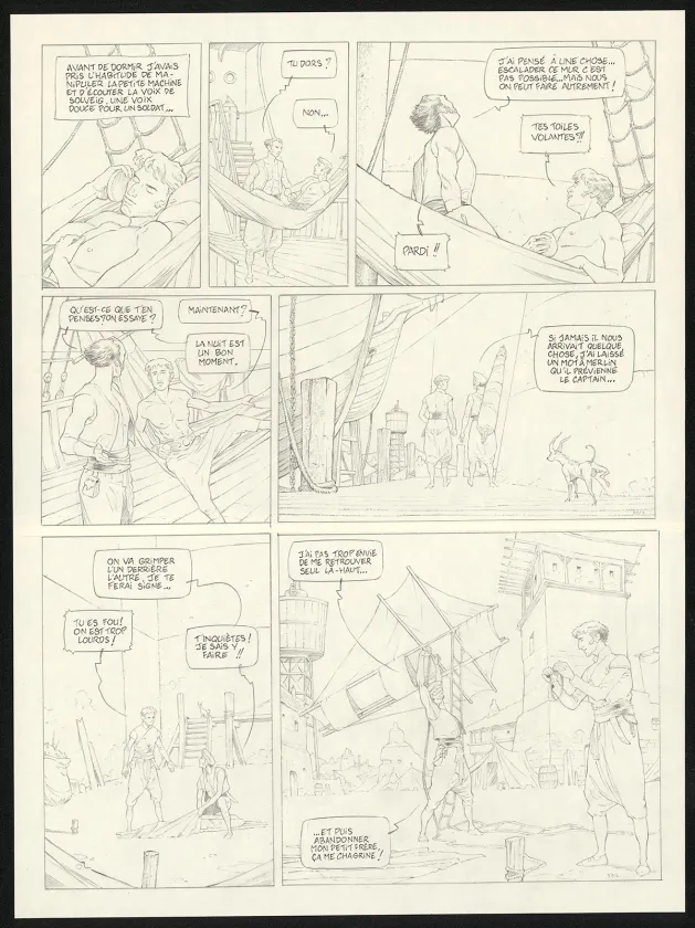 Planche noir et blanc, Sprague (T.1), Olivier Roman