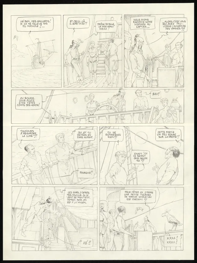 Planche noir et blanc, Sprague (T.1), Olivier Roman