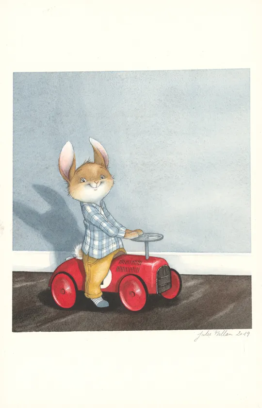Colored illustration, Julie Mellan
