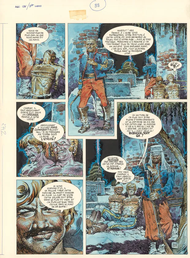Colored original page, Mac Coy, Pièges pour Mac Coy (T.3), Antonio Hernandez Palacios